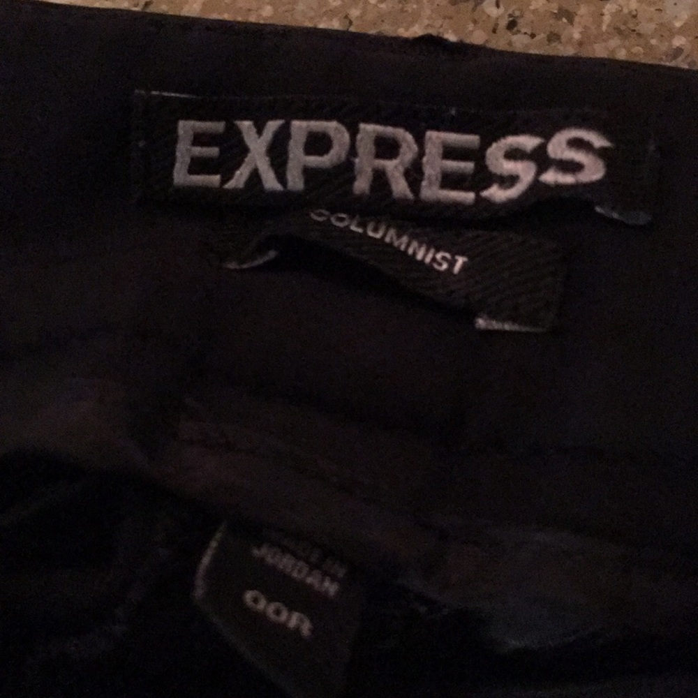 Black Express Dress Pants Columnist 00R